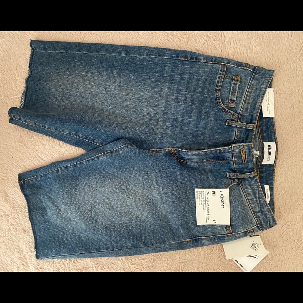 Jean biker shorts denim